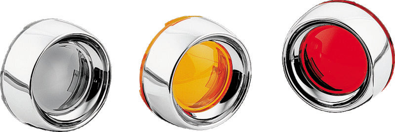 Kuryakyn Deep Dish Bezel With Smoke Lens Chrome - 2107