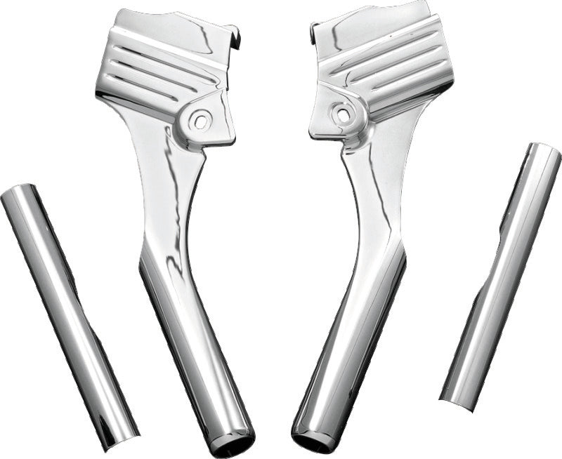 Kuryakyn Deluxe Neck Cover Kit 1995-2005 Touring Models Chrome - 8146