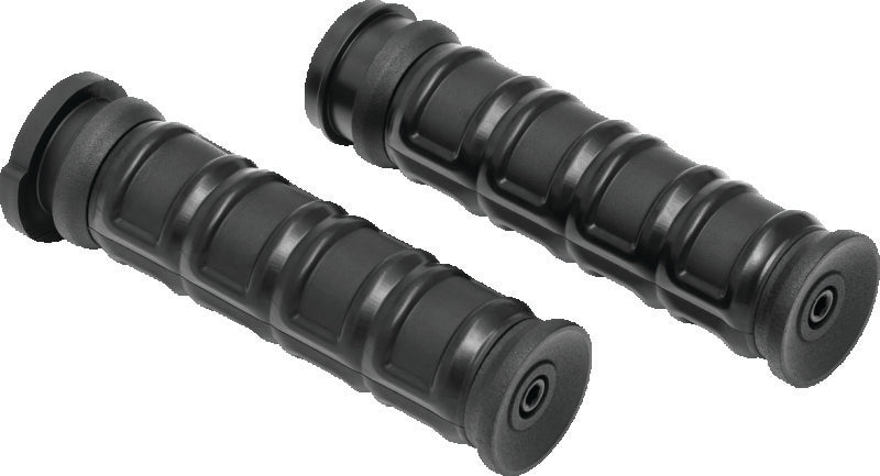 Kuryakyn Dillinger Grips Throttle-By-Wire Black - 6675