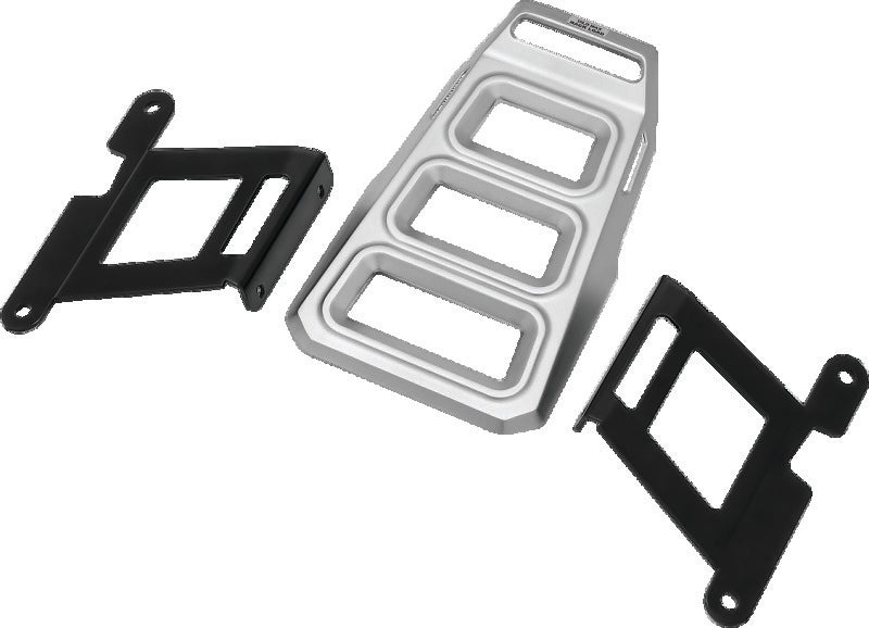 Kuryakyn Dillinger Luggage Rack Silver - 6664