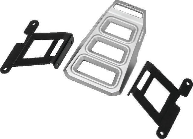 Kuryakyn Dillinger Luggage Rack Silver - 6664