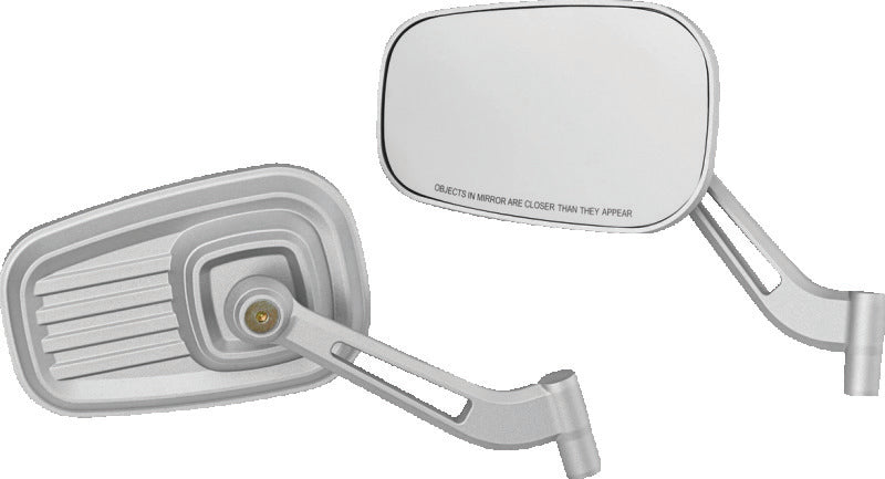 Kuryakyn Dillinger Mirrors Silver - 6654