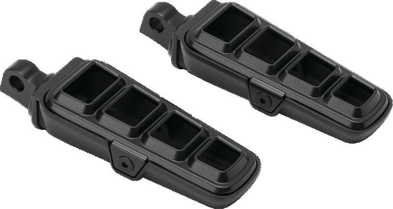 Kuryakyn Dillinger Pegs With Male Mount Adapter Satin Black - 6667
