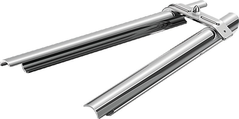 Kuryakyn Downtube Covers 2000-2006 Softail Chrome - 7853