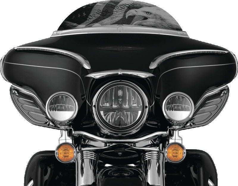 Kuryakyn Dragon Wing Air Deflectors Dark Smoke - 1108