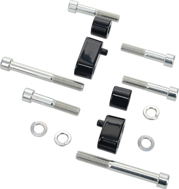Kuryakyn Driver Floorboard Spacers 09-Up Touring Models Gloss Black - 7509