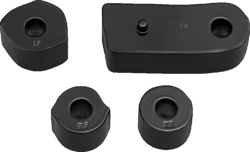 Kuryakyn Driver Floorboard Spacers 18-Up Softail Models Gloss Black - 7508