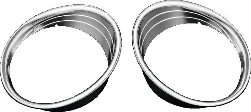 Kuryakyn Driving Light Bezels Indian Chrome - 5622