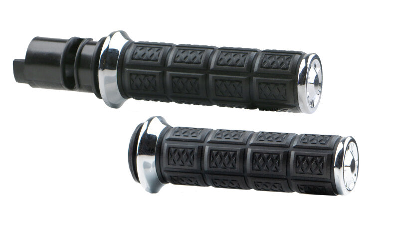 Kuryakyn Enygma Grips 24 and Up Touring 25 and Up Softails Throttle-By-Wire Chrome - 10142-1