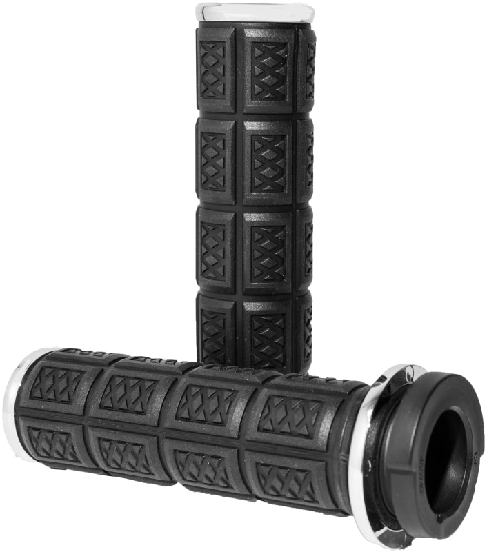Kuryakyn Enygma Grips Throttle-By -Wire - Chrome - 10035-1
