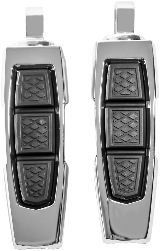Kuryakyn Enygma Pegs With Adapter - Chrome - 10030-1