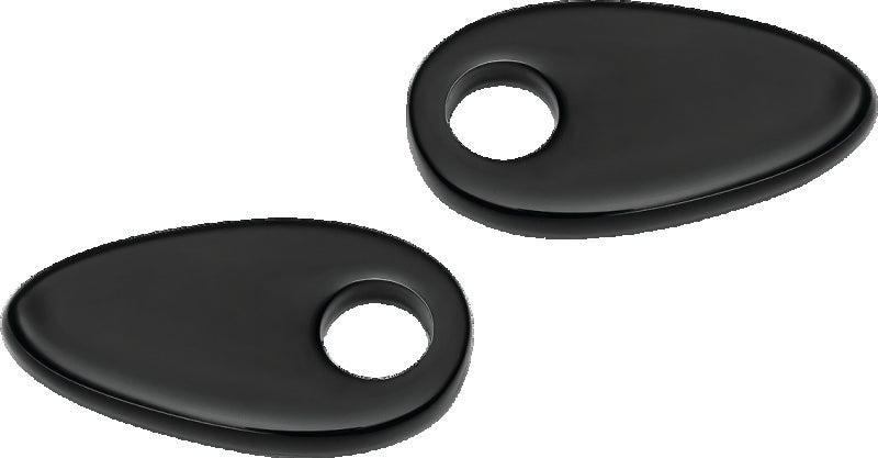 Kuryakyn Fender Strut Cover Plates Gloss Black - 2578