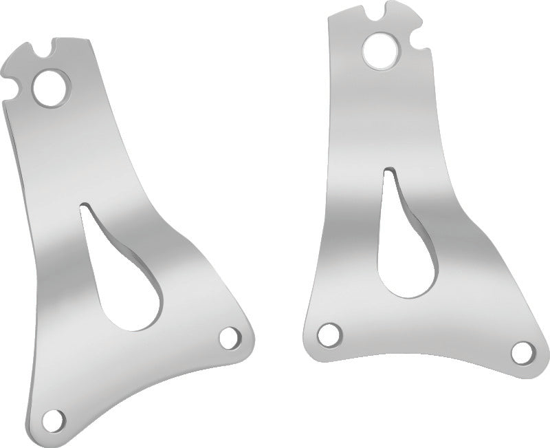 Kuryakyn Fixed Mounts Multi-Purpose Driver & Passenger Backrest 14 and Up Touring Models Chrome - 1662