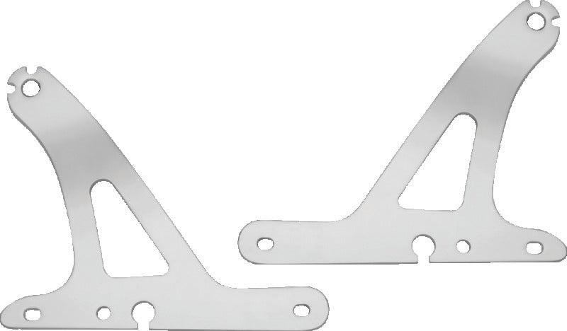 Kuryakyn Fixed Mounts Multi-Purpose Driver & Passenger Backrest 2004-2022 XL Models Chrome - 7097
