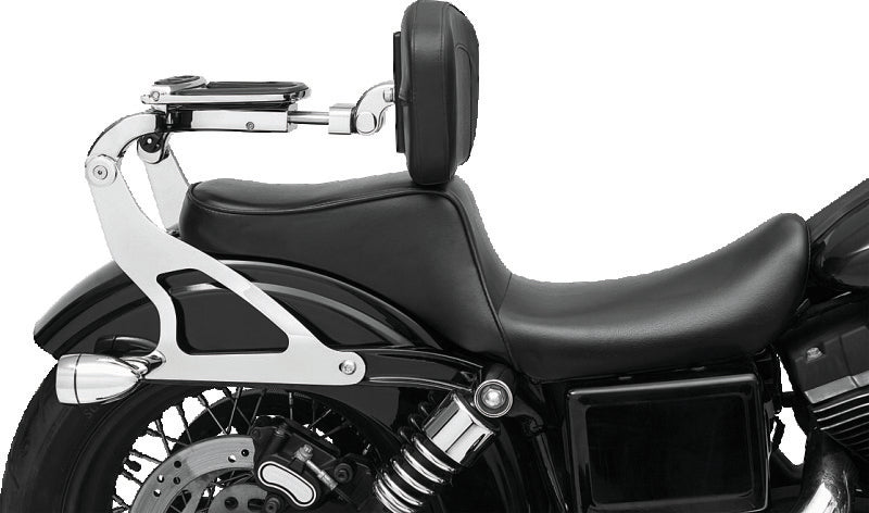 Kuryakyn Fixed Mounts Multi-Purpose Driver/Passenger Backrest 2006-2017 Dyna Models Chr (No Mount) - 7095