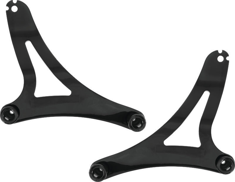 Kuryakyn Fixed Mounts Multi-Purpose Driver & Passenger Backrest 2014-2022 Indian Models Black - 7092