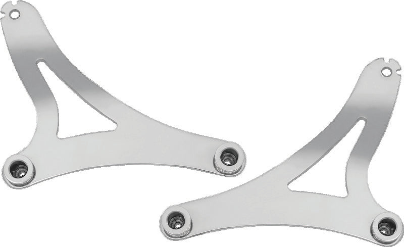 Kuryakyn Fixed Mounts Multi-Purpose Driver & Passenger Backrest 2014-2022 Indian Models Chrome - 7094