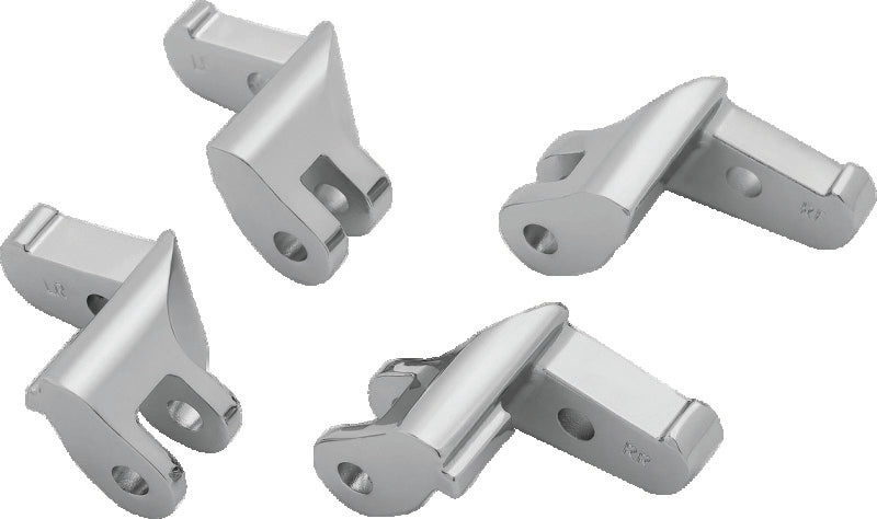 Kuryakyn Floorboard Relocator Brackets 17 and Up Touring Chrome - 4609