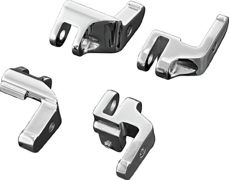 Kuryakyn Floorboard Relocator Brackets 1997-2016 Touring Chrome - 4588