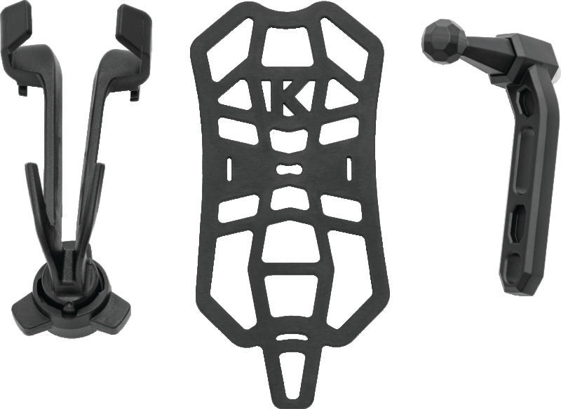Kuryakyn Free-Flex Device Holder Perch Mount Black - 6432