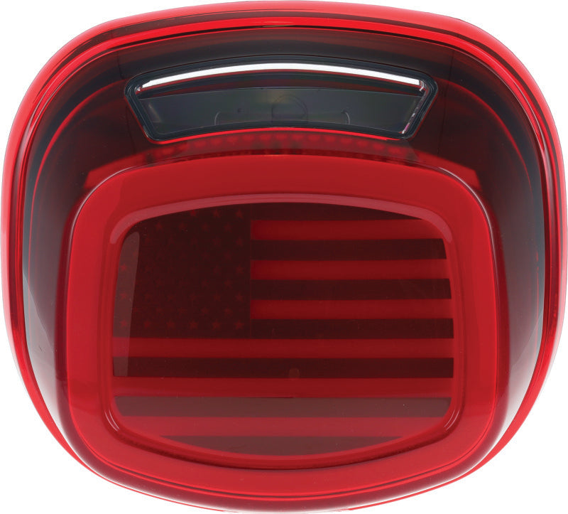 Kuryakyn Freedom Taillight Red Lens With License Light - 2924
