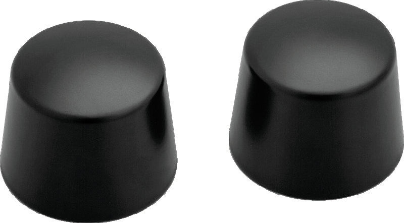 Kuryakyn Front Axle Nut Caps Satin Black - 1229