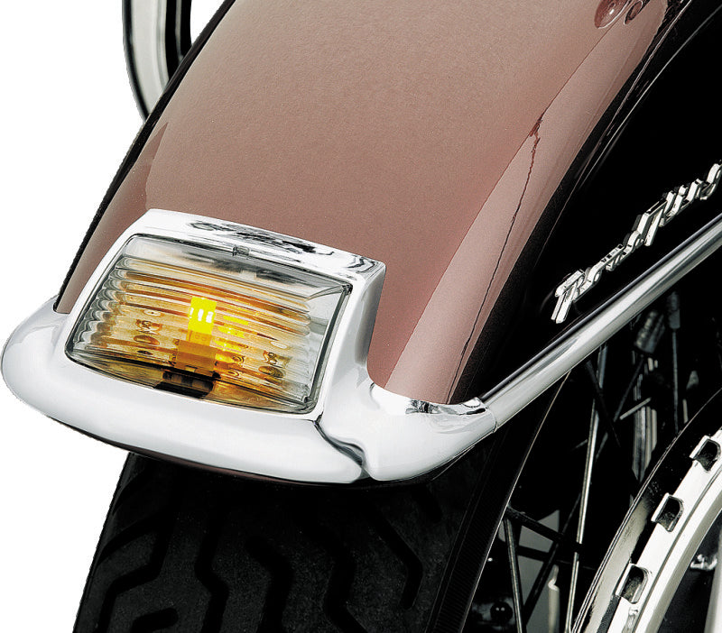 Kuryakyn Front Smoke Fender Tip Lens With LED - 4824