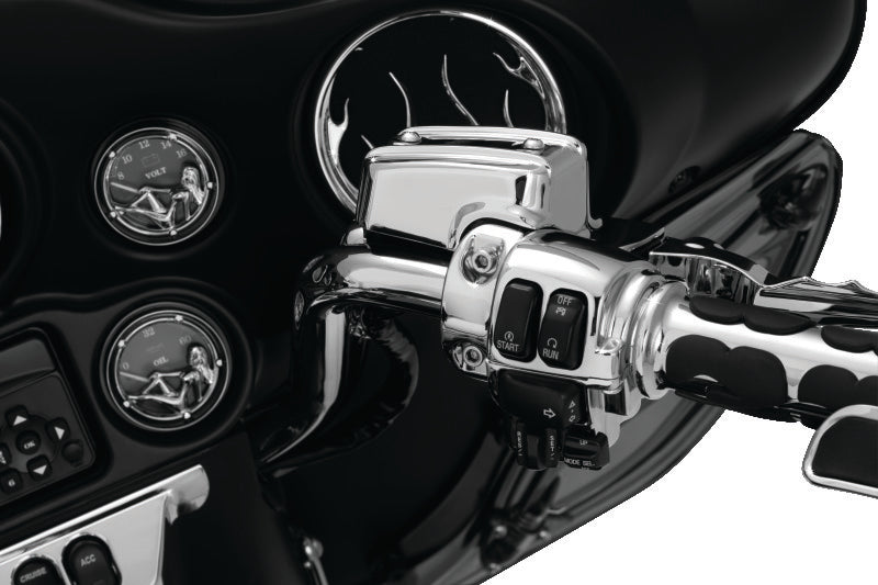Kuryakyn Handlebar Control Dress Up Kit Chrome - 1740
