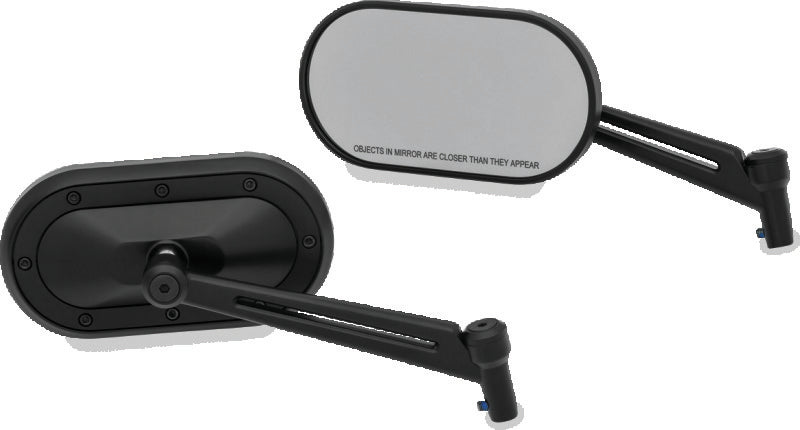 Kuryakyn Heavy Industry Mirrors Black - 1737