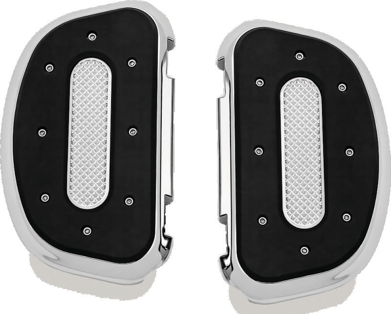 Kuryakyn Heavy Industry Passenger Floorboards Touring Models Chrome - 7043