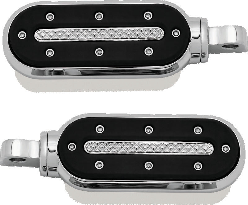 Kuryakyn Heavy Industry Pegs With Adapters Chrome - 7031