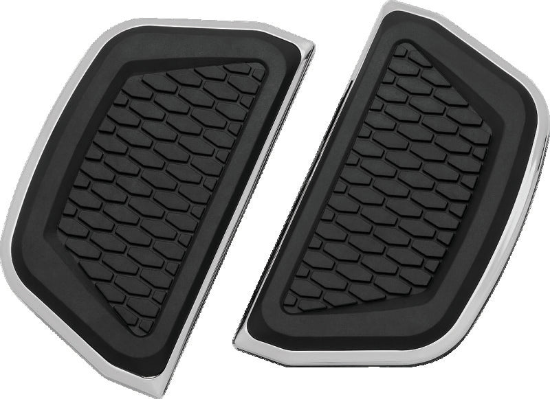 Kuryakyn Hex Passenger Board Inserts Chrome - 5902