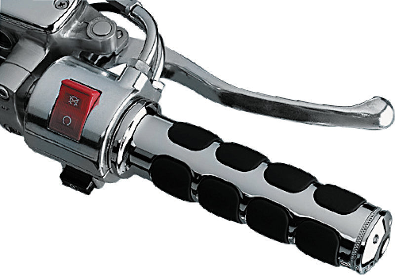 Kuryakyn Honda Valkyrie ISO Grips (All Models) - Chrome - 6190