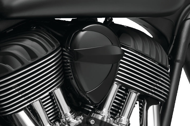 Kuryakyn Horn Cover John Shope Series Black - 5698