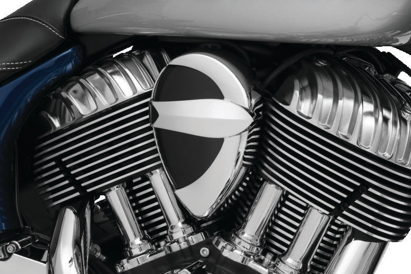 Kuryakyn Horn Cover John Shope Series Chrome - 5697