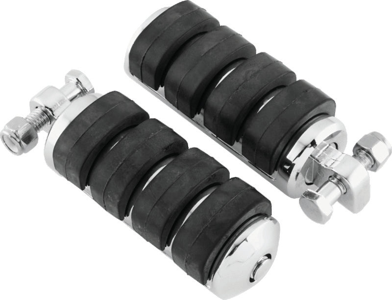 Kuryakyn ISO Peg Large With Male Adapter Chrome (Pair) - 8002