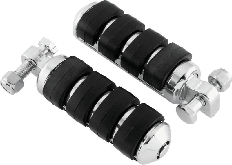 Kuryakyn ISO Peg Small With Male Adapter Chrome (Pair) - 8000