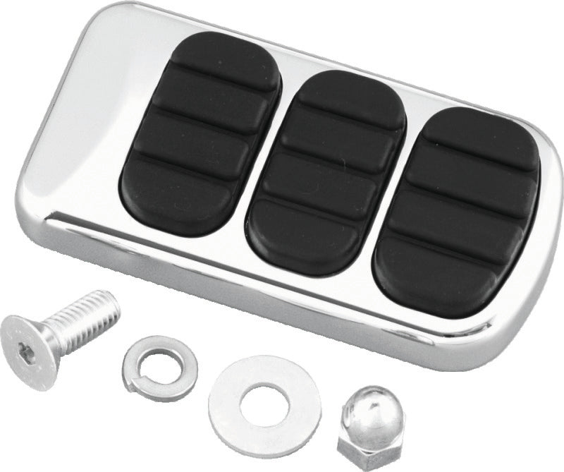 Kuryakyn ISO Standard Brake Pedal Pad Chrome - 8027