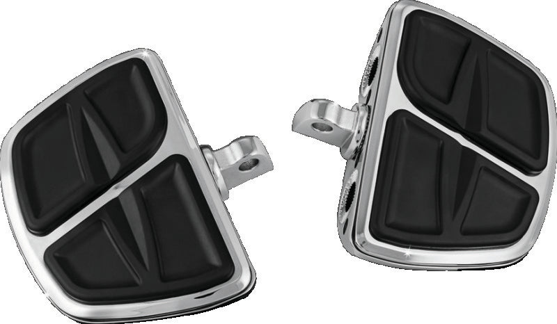 Kuryakyn Kinetic Mini Boards With Adapter Chrome - 7610