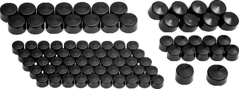 Kuryakyn Kool Kaps Engine Kit Milwaukee-8 Gloss Black - 2465