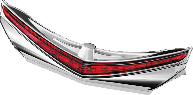 Kuryakyn L.E.D. Rear Fender Tip 2012-2017 GL1800 Chrome Red Lens - 3236