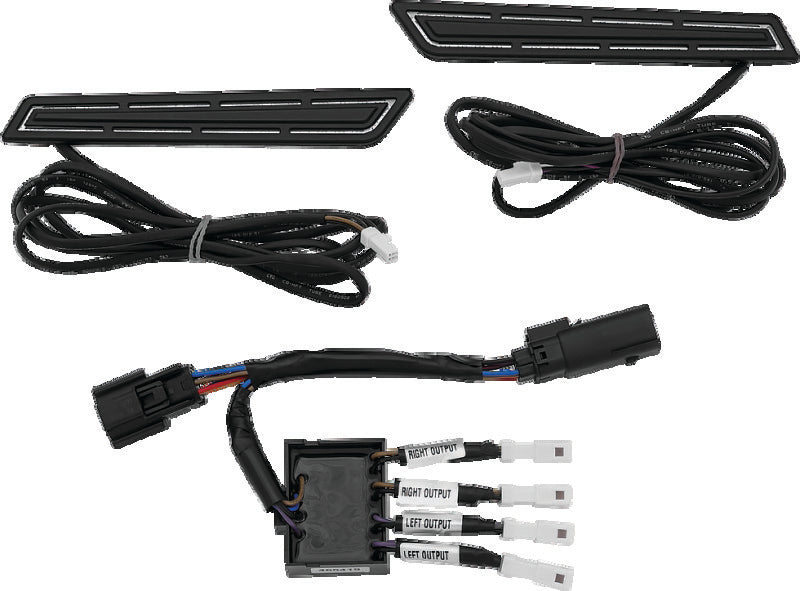 Kuryakyn LED Saddlebag Hinge Accents Black - 5477