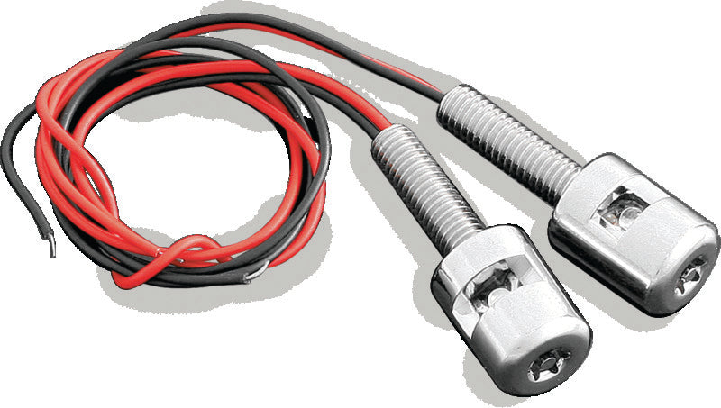 Kuryakyn Led License Plate Bolt Lights Chrome - 9199