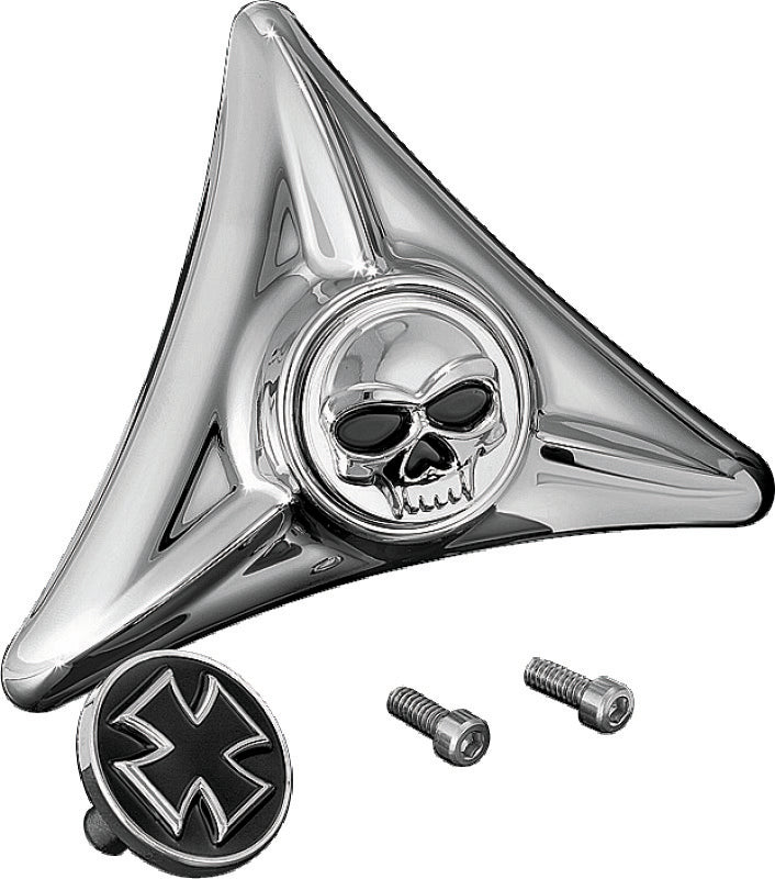 Kuryakyn License Plate Mounting Hole Covers Zombie Chrome - 3158