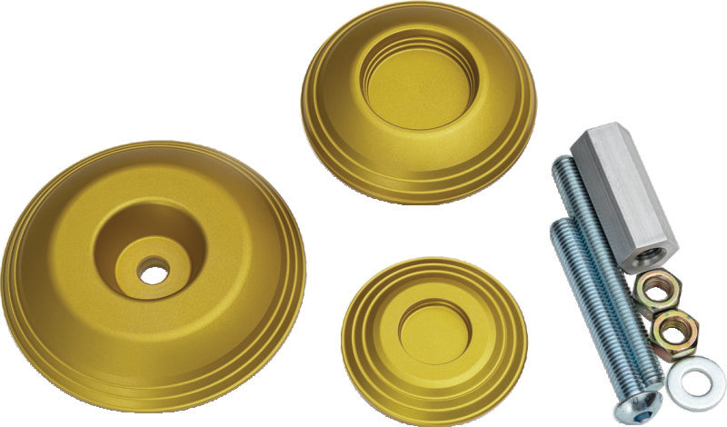 Kuryakyn Lodestar Rear Axle Sliders-BMW-Gold - 3802