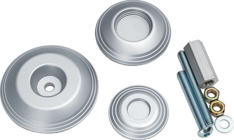 Kuryakyn Lodestar Rear Axle Sliders-BMW-Silver - 3808