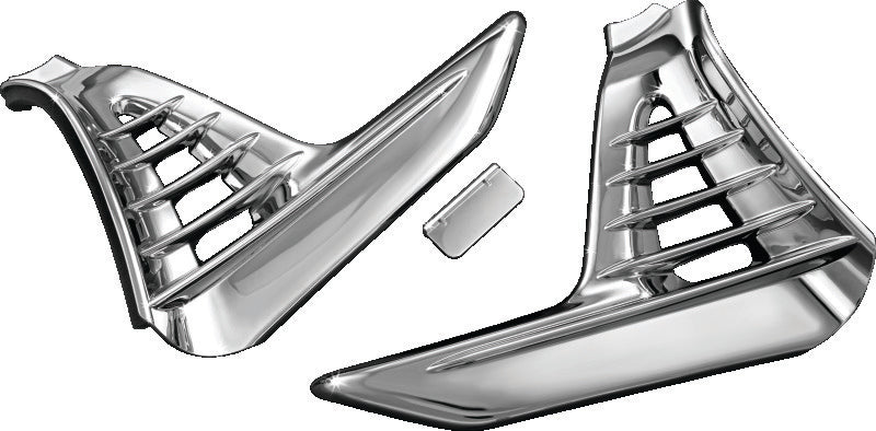Kuryakyn Louvered Battery Box Cover 2001-2010 GL1800 Chrome - 3913