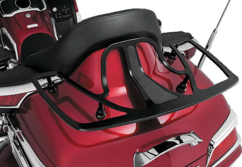 Kuryakyn Luggage Rack 2001-2017 Honda GL1800 Except F6B Models - Gloss Black - 7157