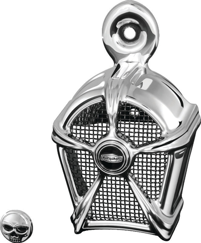 Kuryakyn Mach 2 Horn Cover Chrome With Black Mesh - 7296