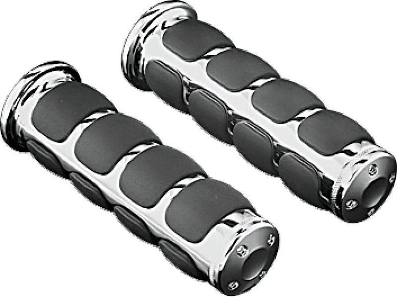 Kuryakyn Metric ISO Grips Chrome - 6235
